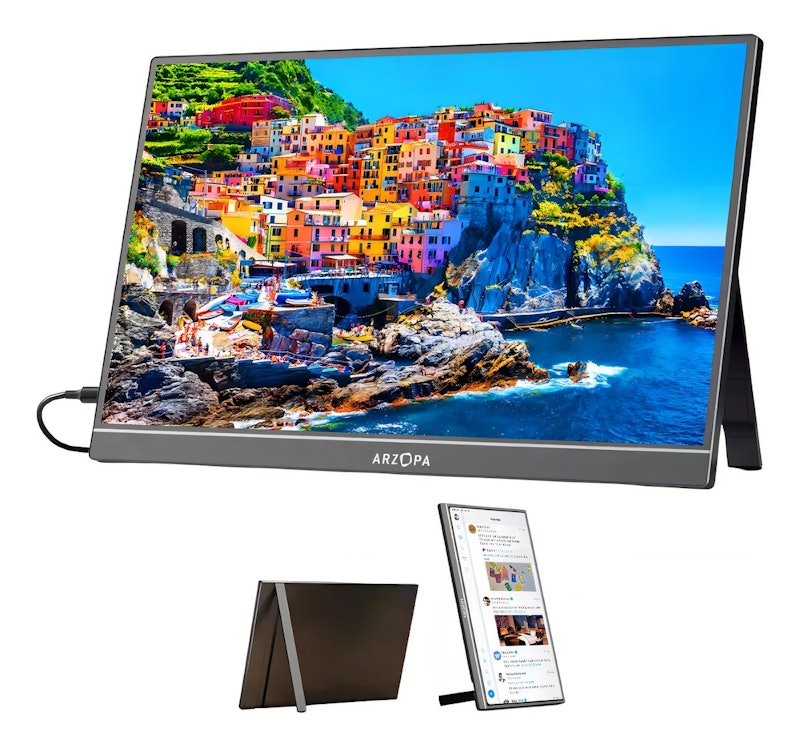 A1 Monitor Portátil para Trabalho | 15,6" 2
