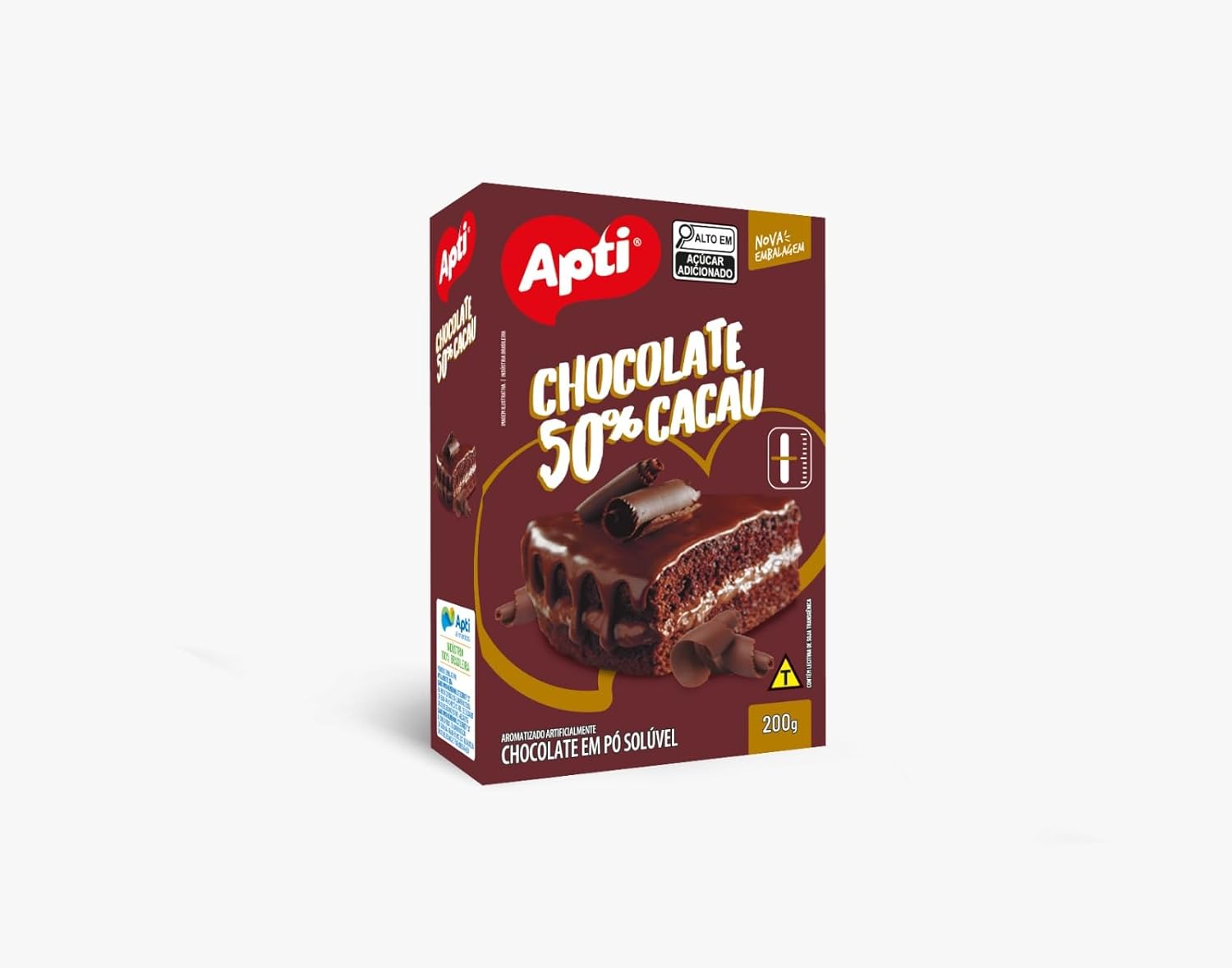 Chocolate em Pó 50% Cacau Apti 1