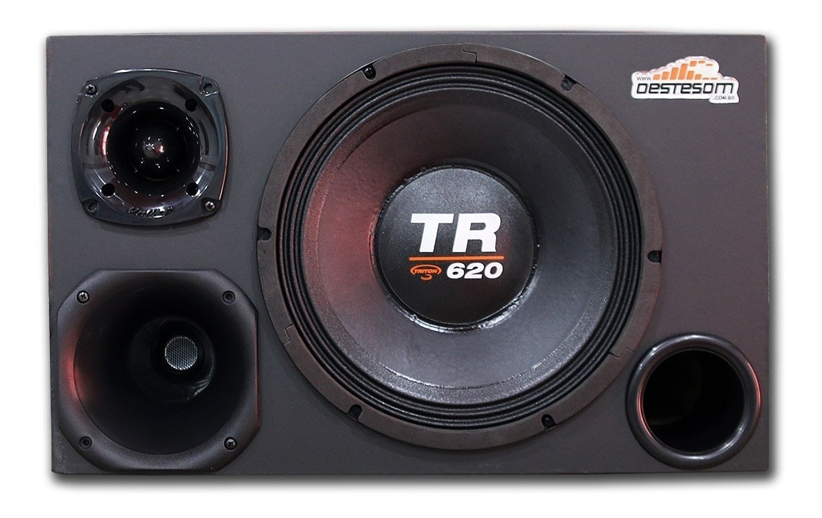 Caixa de Som Trio Woofer Triton 620 600 + Driver + Tweeter 2