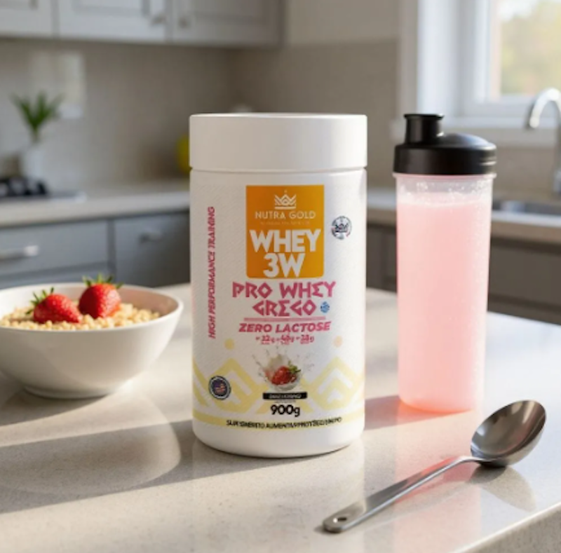 Whey Grego Morango Zero Lactose 5