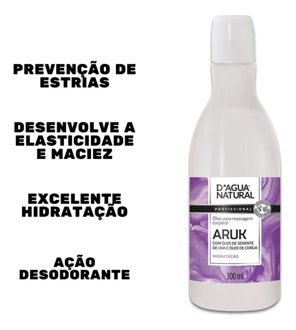 Óleo de Massagem Aruk Uva e Cereja 3