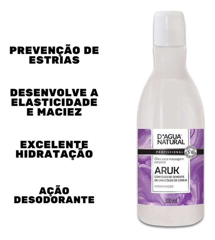 Óleo de Massagem Aruk Uva e Cereja 3