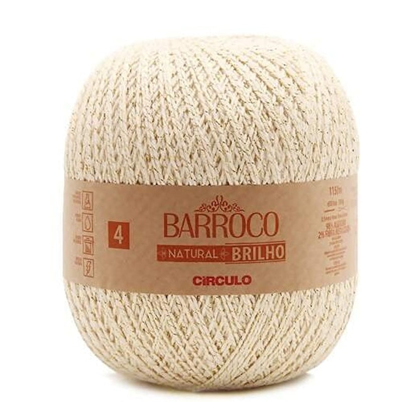 Barroco Natural Brilho Círculo 1