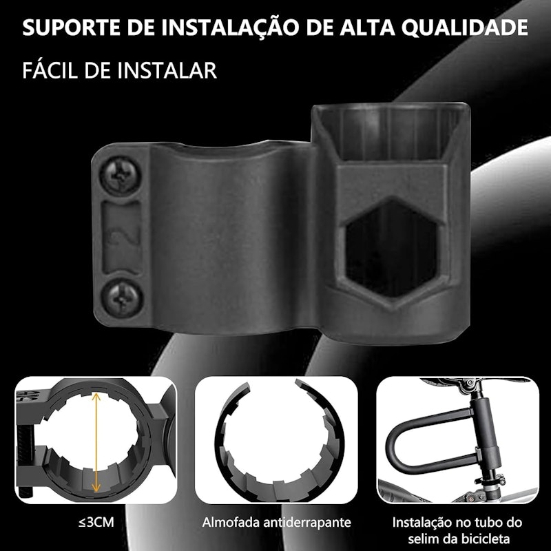 Cadeado para Bicicleta Erufale U-Lock 4