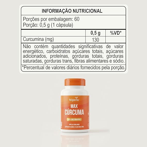 Max Cúrcuma 130 mg de Cúrcumina 2
