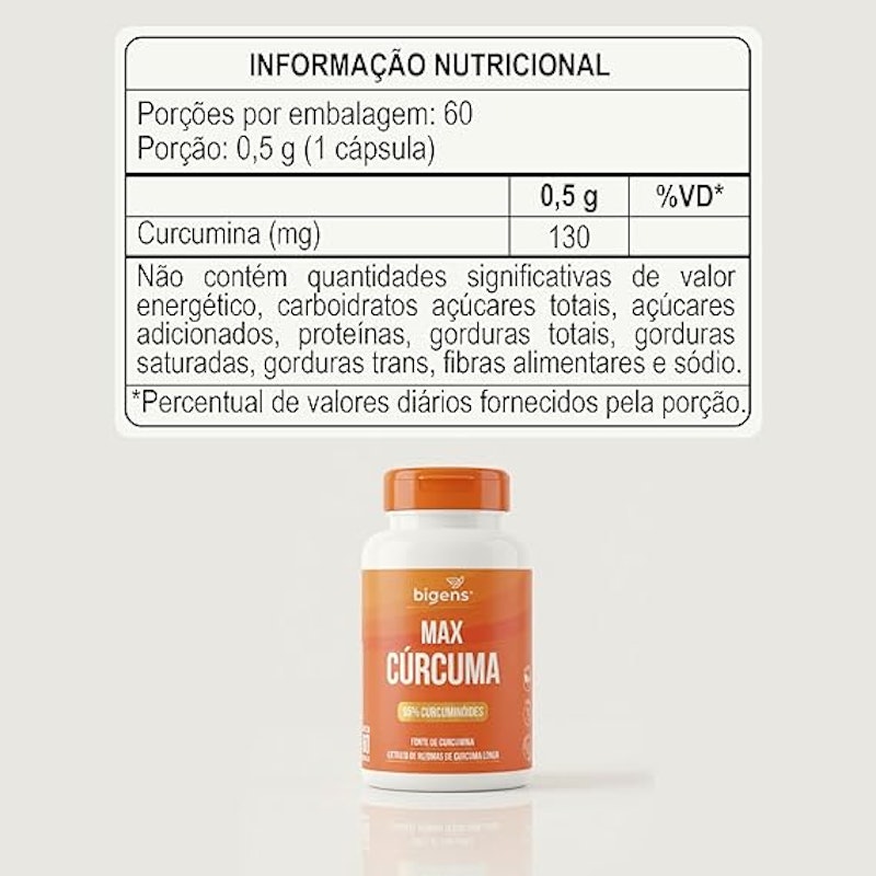 Max Cúrcuma 130 mg de Cúrcumina 2