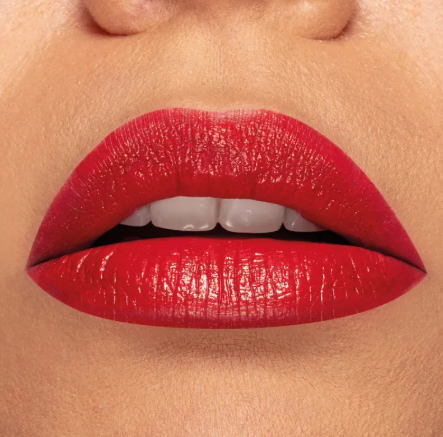 Batom Cremoso Vermelho Glam Paetê 2