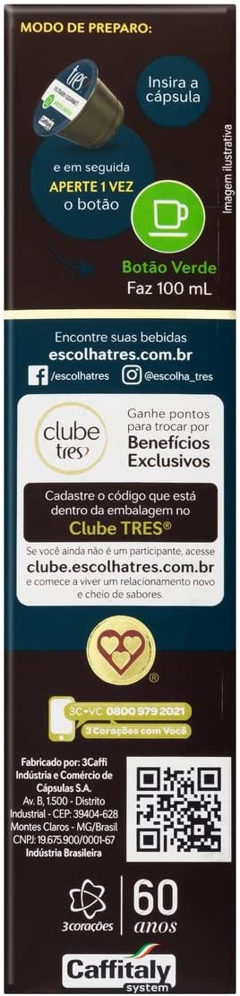Cápsula de Café Filtrado Gourmet TRES 3 Corações 4