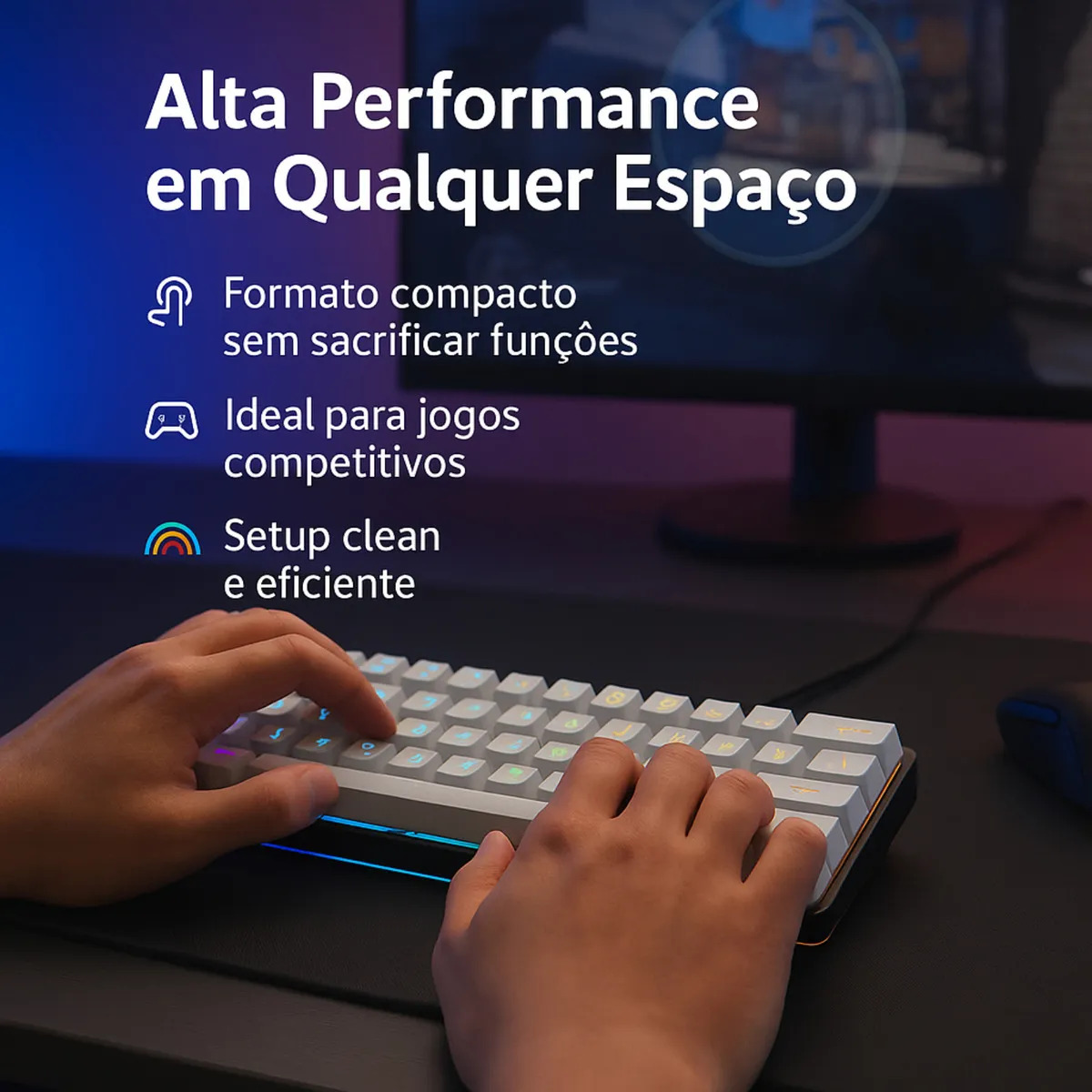 Teclado Force One Atlas 60% 2