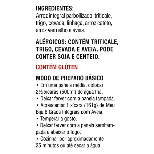 Arros Meu Biju 8 Grãos Integrais com Aveia  3