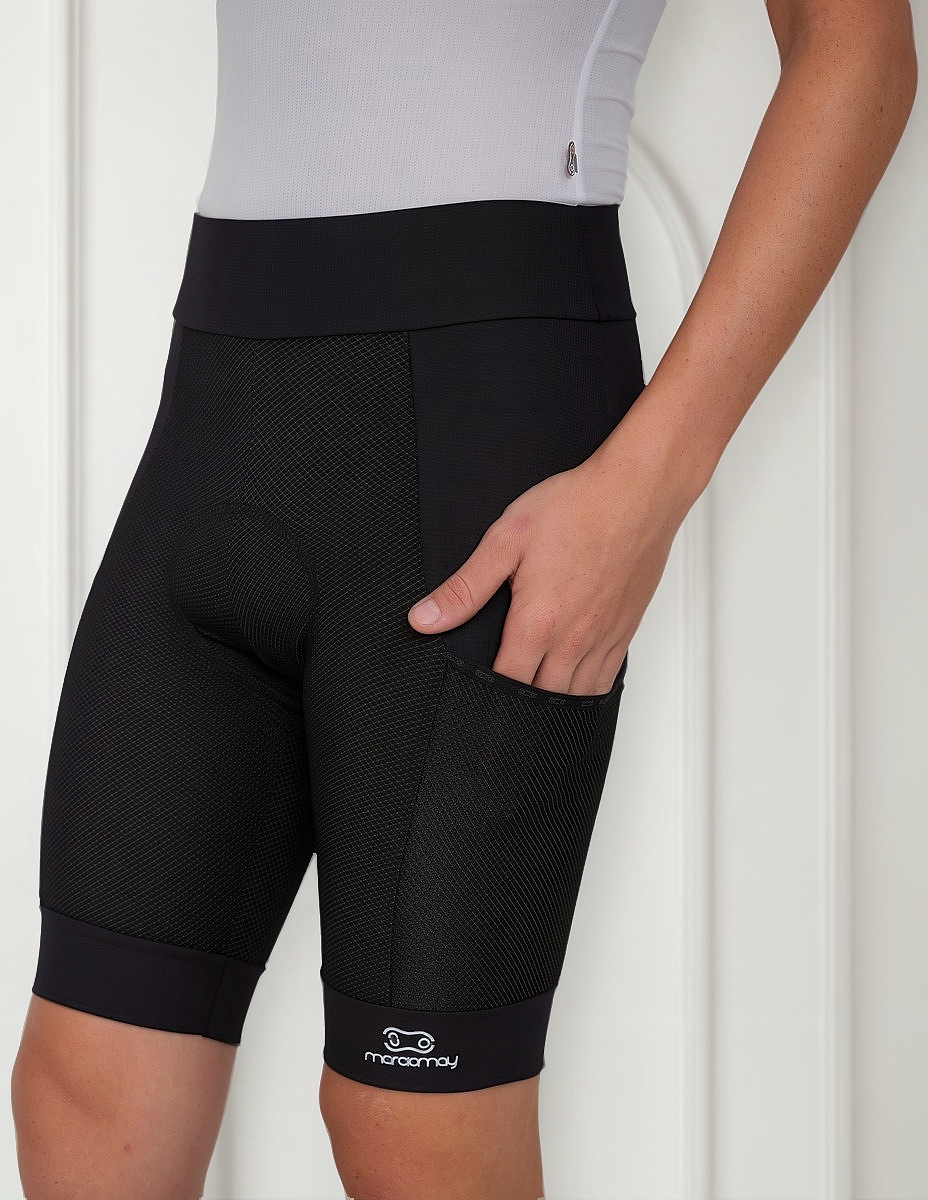 Bermuda de Ciclismo Masculina Márcio May Race Carbon 4