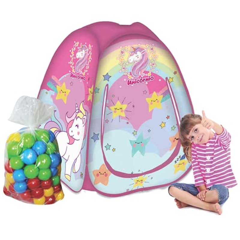 Barraca Infantil Pop Up com 50 Bolinhas Unicórnio 1