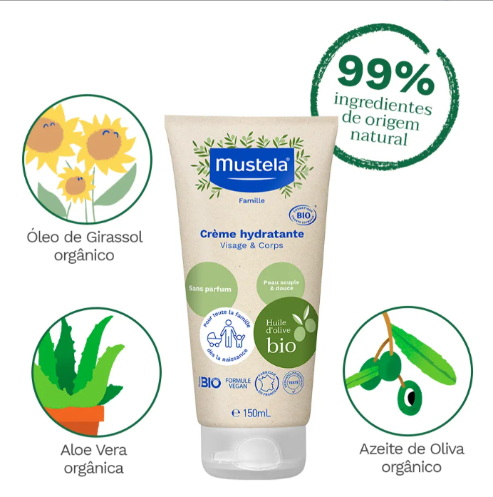 Creme Hidratante BIO Orgânico Certificado 3