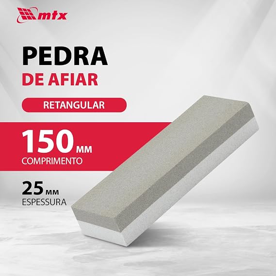 Pedra de Afiar Faca Dupla Face 150 mm 3