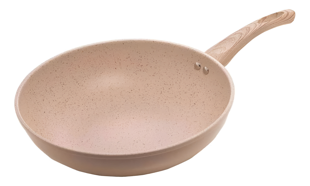 Frigideira Wok de Indução em Alumínio com Revestimento Cerâmico Granilite 2