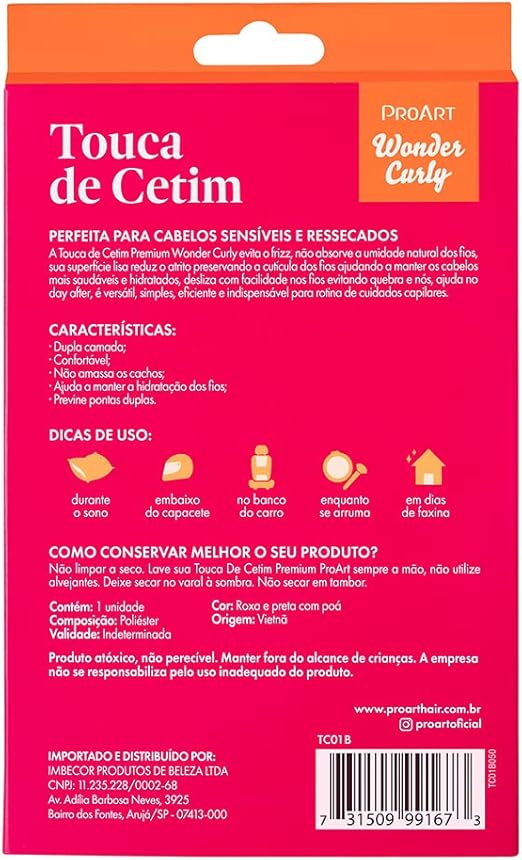 Touca de Cetim Dupla Camada Proart 4