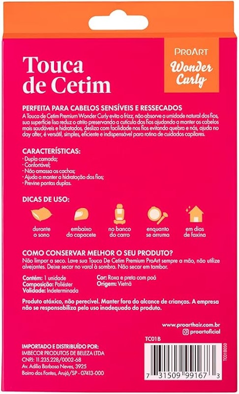 Touca de Cetim Dupla Camada Proart 4