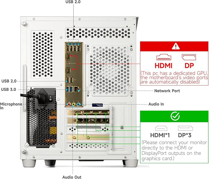 LXZ Gaming PC Desktop 4