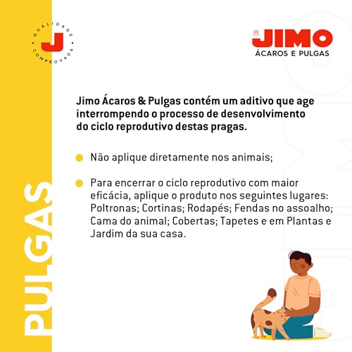Jimo Ácaros e Pulgas Aerossol 4