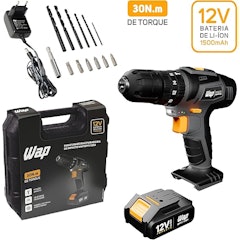 Parafusadeira e Furadeira a Bateria 12 V LI-ION