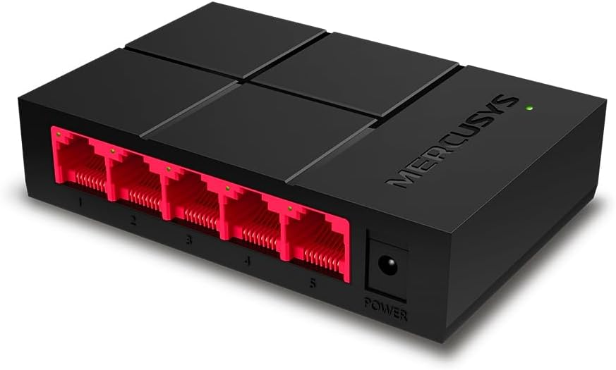 Switch de Mesa com 5 Portas Gigabit Mercusys 2