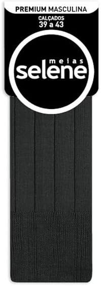 Meia Masculina - 100% Algodão (Grafite) 2