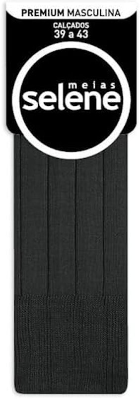 Meia Masculina - 100% Algodão (Grafite) 2