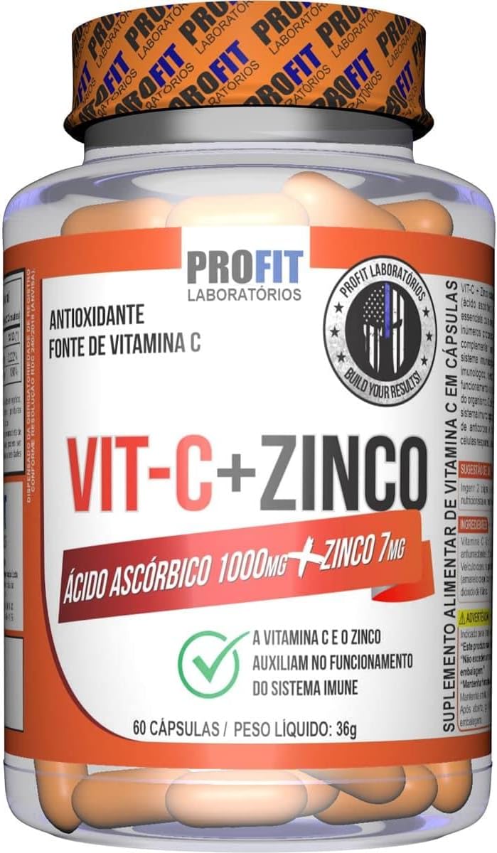 Top 10 Melhores Vitaminas C com Zinco  (Vitafor, Profit e mais) 2