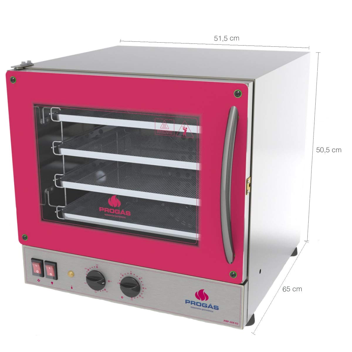Forno de Elétrico Industrial para Pizza 4 Assadeiras 3