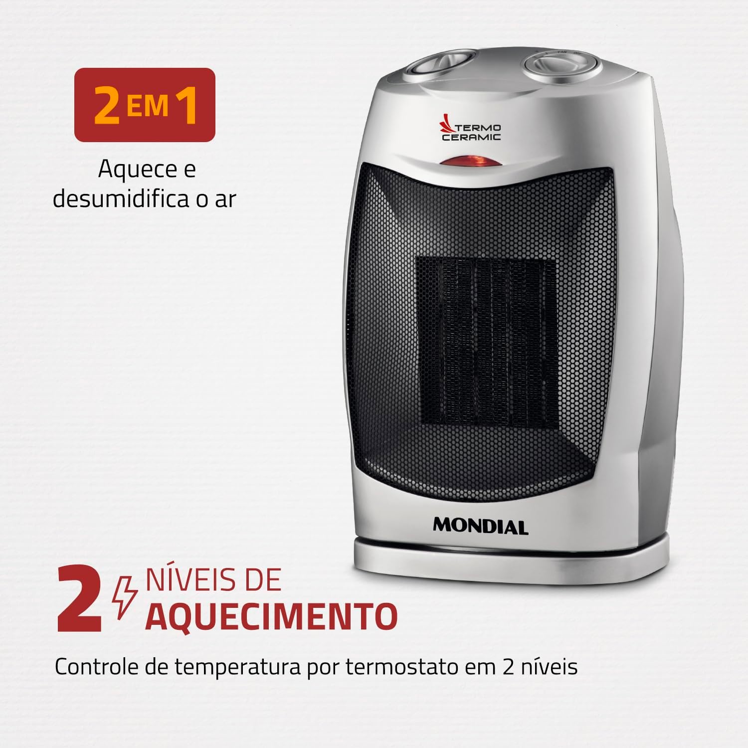 Aquecedor Mondial Termo Cerâmica 2