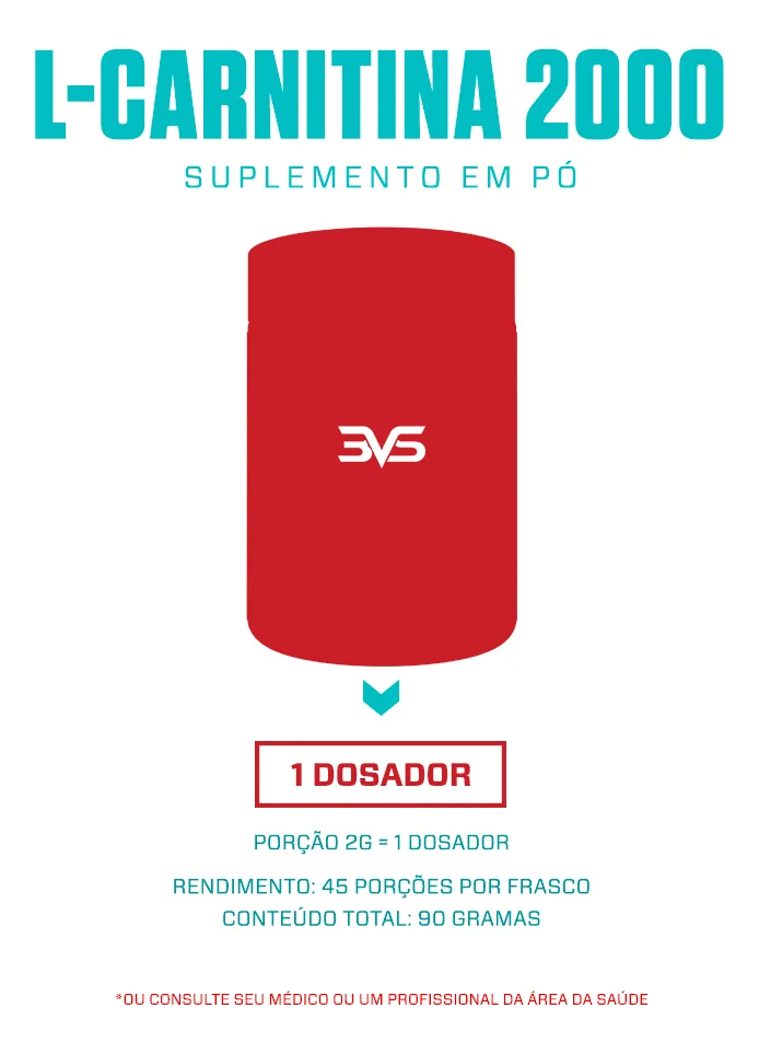 L-Carnitina 2000 + Cromo 3VS Nutrition 5