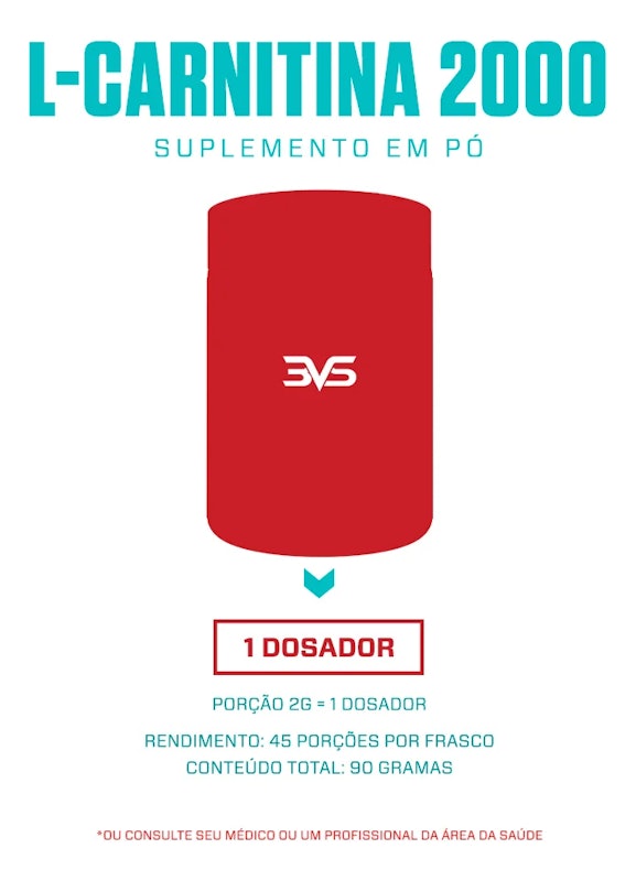 L-Carnitina 2000 + Cromo 3VS Nutrition 5