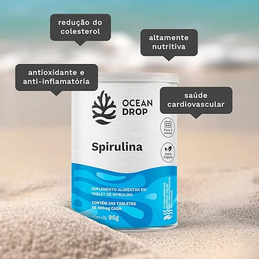 Suplemento de Spirulina em Tablet 3