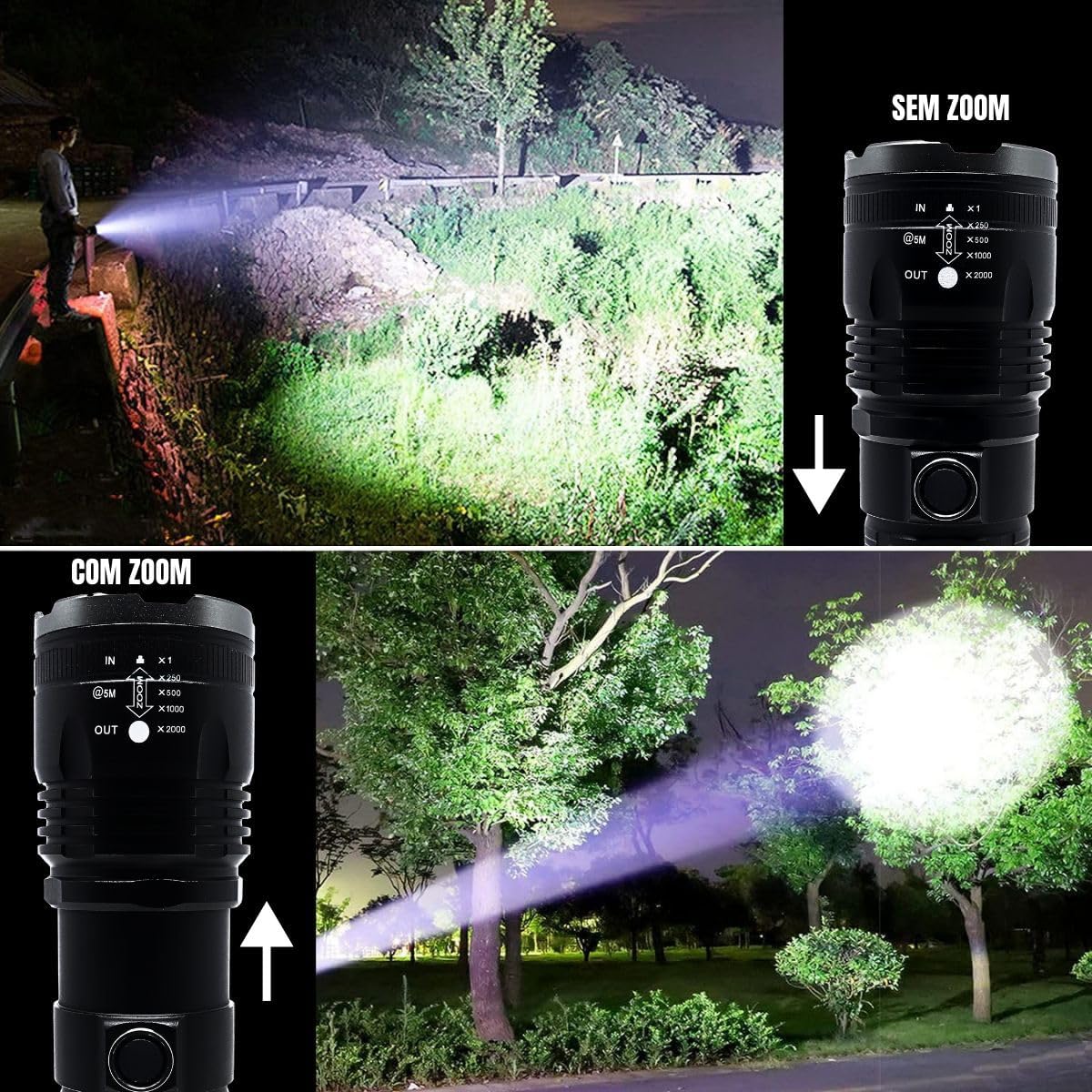 Lanterna Tática Sabre de Luz 4