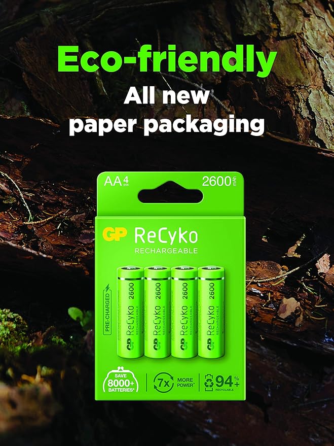Pilha Recarregável AA GP Recyko 2