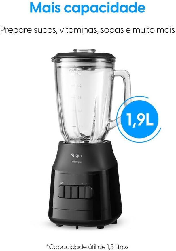 Liquidificador Super Force 1,9 L 900 W 3