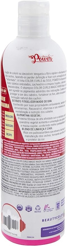 Shampoo Color Curls Soul Power Limpeza Suave 5
