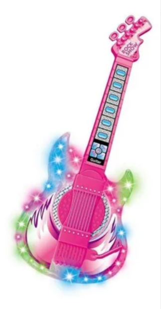 Guitarra com Microfone Pedestal Rock Show 3