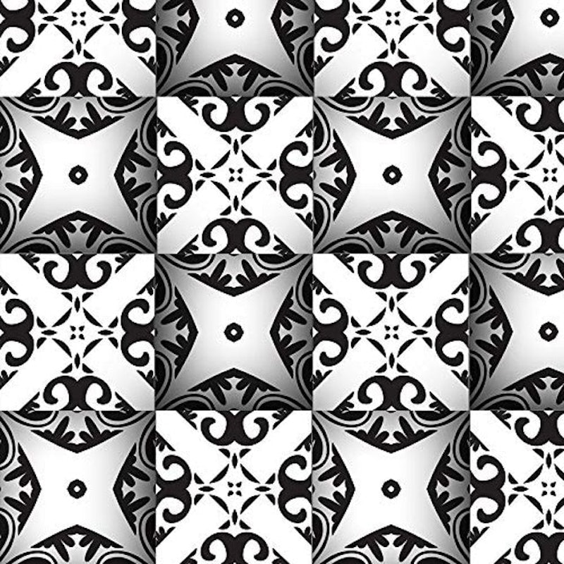 Papel de Parede 3D Azulejo Arabesco 1