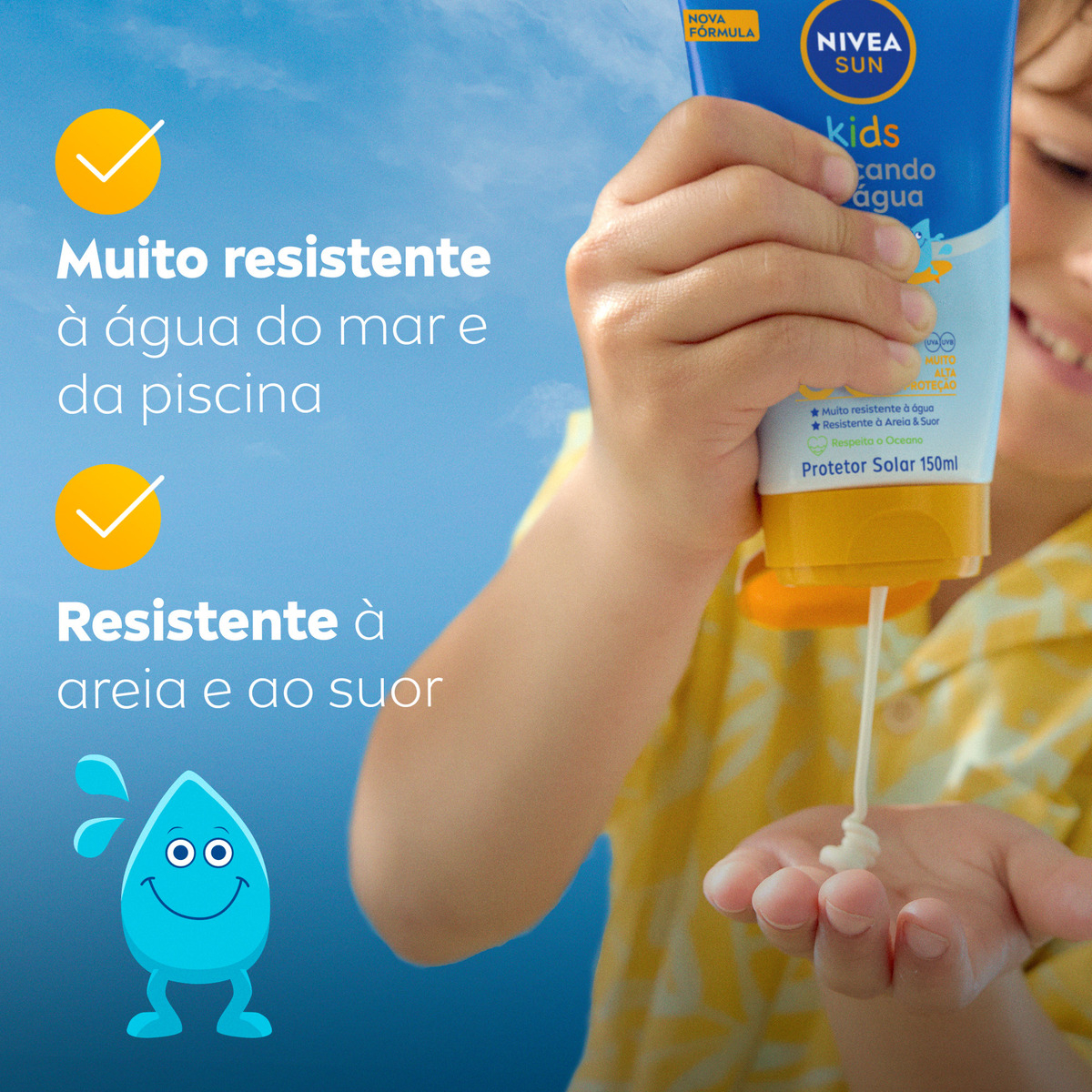 Protetor Solar Brincando na Água FPS 60 Nivea Sun 4