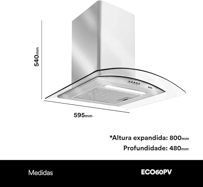 Coifa e Depurador de Parede EOS Cheff Gourmet 3