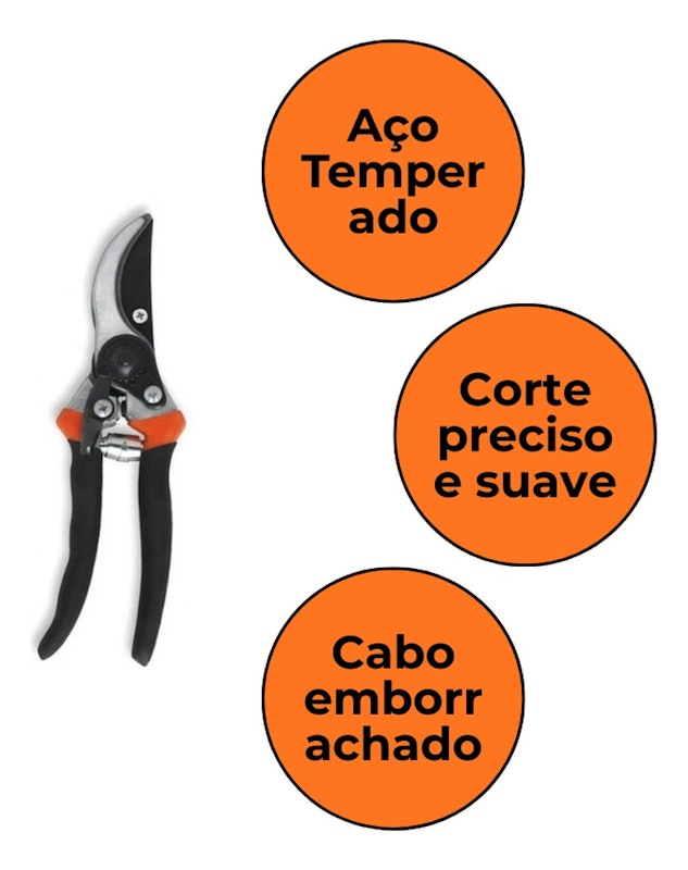 Tesoura para Poda Profissional 8" 3