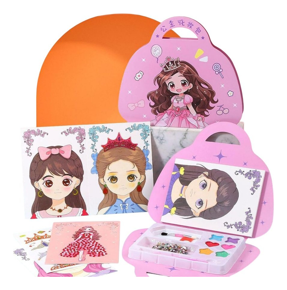 Kit Infantil Maleta de Maquiagem Princesa 3