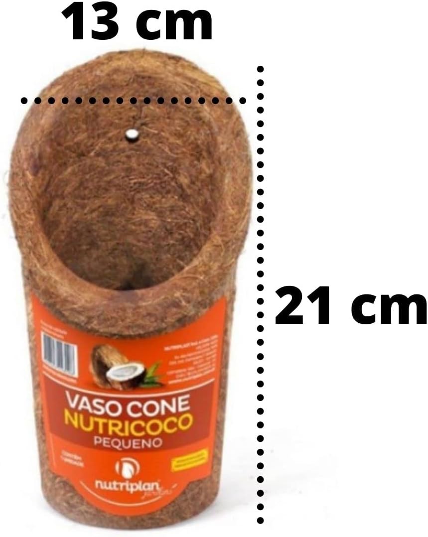 Kit 3 Vaso Cone Nutricoco Pequeno 2