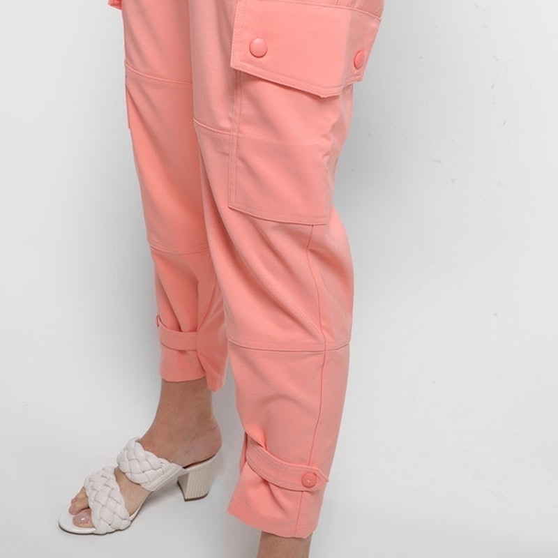Calça Cargo Feminina Cós Intermediário 4