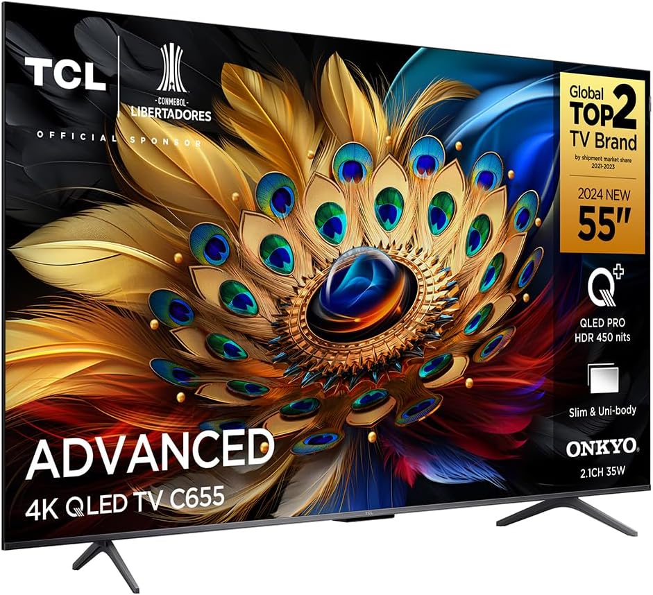TCL Advanced 4K QLED TV C655 55" 2