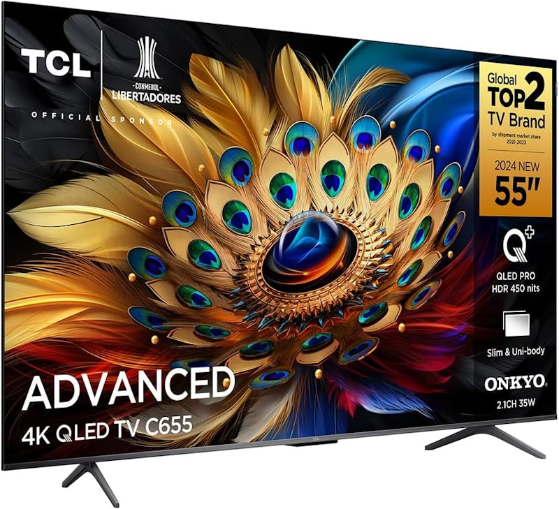 TCL Advanced 4K QLED TV C655 55" 2