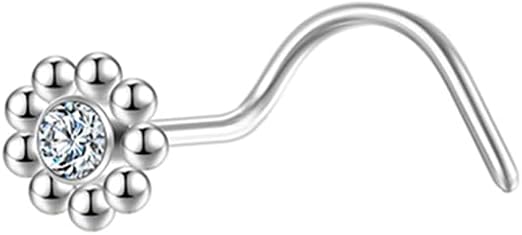 Piercing Nostril Aço Cirúrgico Florzinha 1