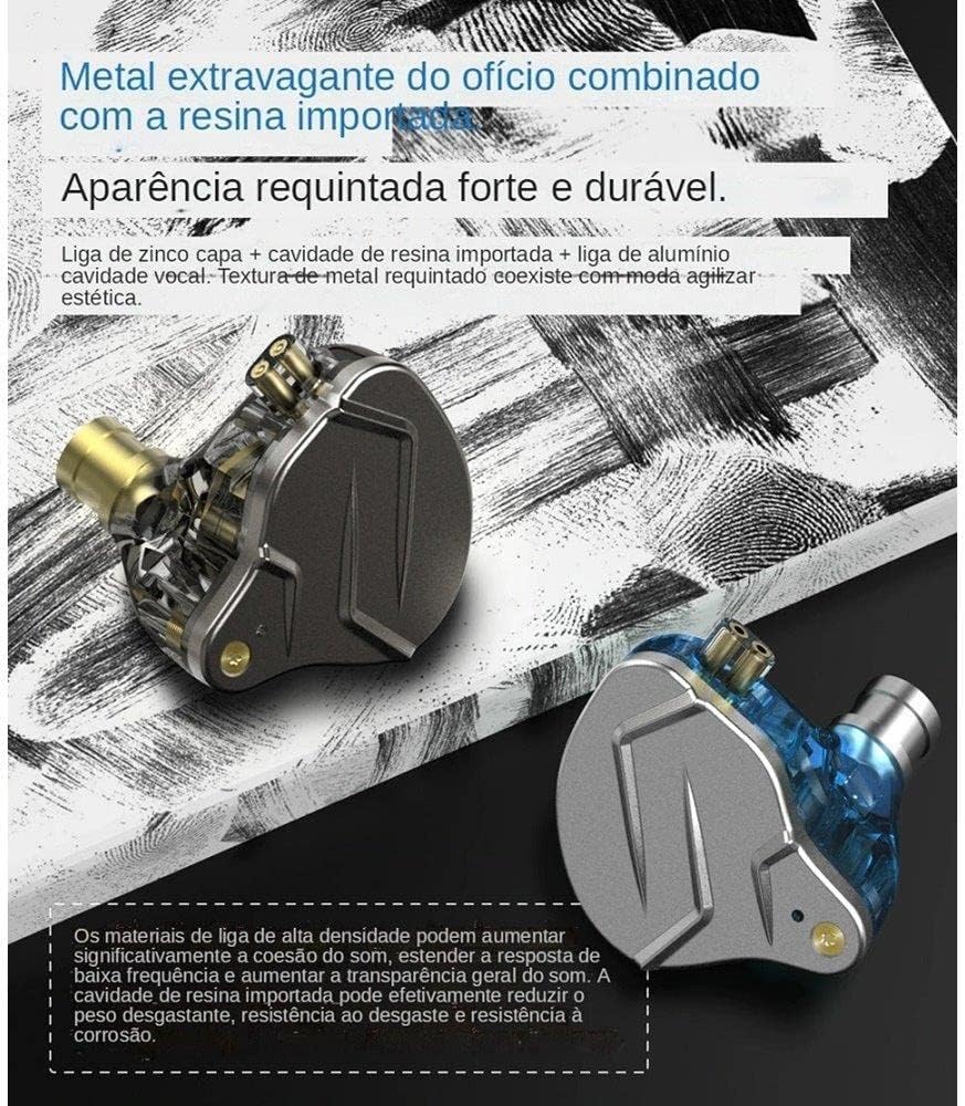 Fone KZ ZSN PRO (com Microfone) 2