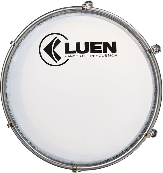 Tamborim Serie Colorsteel Branco 6" 6 Afin Simples Pele Leitosa 3
